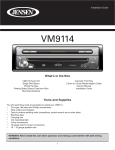 Audiovox VM9114 Installation Manual