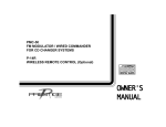 Audiovox PRESTIGE PMC-50 User's Manual