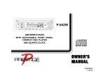 Audiovox P-942 User's Manual