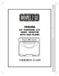 Audiovox MMD85A Installation Manual