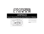 Audiovox UMP9020 User's Manual
