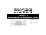 Audiovox UMP8015 User's Manual