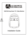 Audiovox VOH703 User's Manual