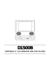 Audiovox D1500B User's Manual