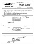 Audiovox CP-250 User's Manual