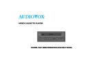 Audiovox AVP8280 User's Manual