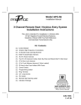 Audiovox APS-56 User's Manual