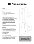 AudioSource 2-way User's Manual