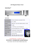 Audiophile Systems VCXOs User's Manual