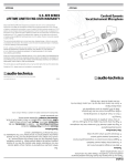 Audio-Technica ATR1500 User's Manual