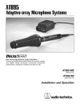 Audio-Technica AT895 User's Manual