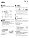 Aube Technologies TH110 User's Manual