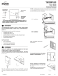 Aube Technologies TH109PLUS User's Manual