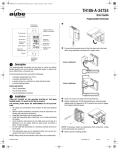 Aube Technologies TH106-A-347S4 User's Manual
