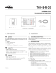 Aube Technologies TH146-N-DE User's Manual