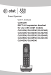 AT&T CL80100 User's Manual