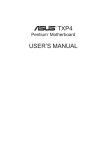 ASUS TXP4 User's Manual