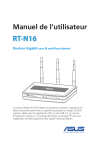 ASUS RT-N16 F7709 User's Manual