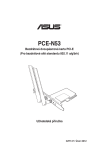 ASUS PCE-N53 CZ7147 User's Manual