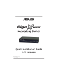 ASUS GigaX1008 User's Manual