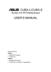 ASUS Asus Computer Hardware CUBX-L User's Manual