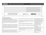 Ashly PowerFlex 6250 User's Manual