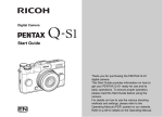 Asahi Pentax Q-S1 Start Guide
