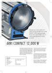 ARRI CONPACT 12000 W User's Manual