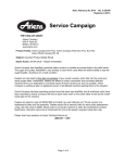 Ariens C-2014R User's Manual