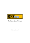 Archos box rock User's Manual