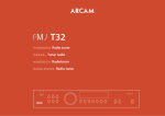 Arcam T32 User's Manual