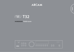 Arcam FMJ T32 User's Manual
