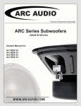 ARC Audio ARC12D4 V3 User's Manual