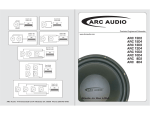 ARC Audio ARC 15D4 User's Manual