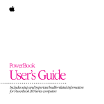 Apple PowerBook 200 Series User's Manual