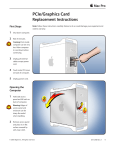 Apple PCIe/Graphics Card User's Manual