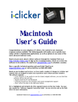 Apple i-clicker Mouse User's Manual