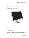 Apple Display Stand User's Manual