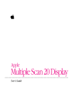 Apple 20Display User's Manual