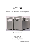Apollo 645-062 User's Manual