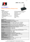 APM ALP-9186-1 User's Manual