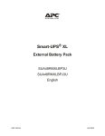 APC SUA48RMXLBP3U User's Manual