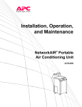 APC NETWORKAIR ACPA4000 User's Manual