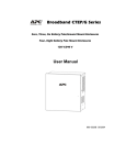 APC 990-5520B User's Manual