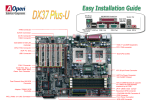 AOpen D X37PU-EG-E0110A User's Manual