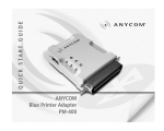 Anycom PM-400 User's Manual
