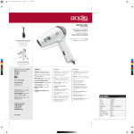 Andis Company RC-2 User's Manual