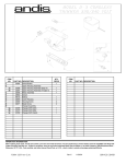 Andis Company D-3 User's Manual