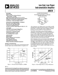 Analog Devices AD620 User's Manual