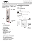 AMX Zero Cross Module RDM-ZC User's Manual